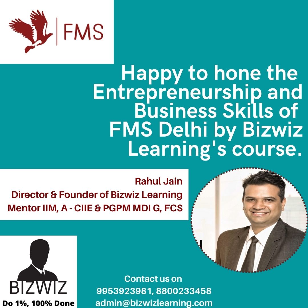 Honing the Entrepreneurship and Business Skills of FMS Delhi Students
