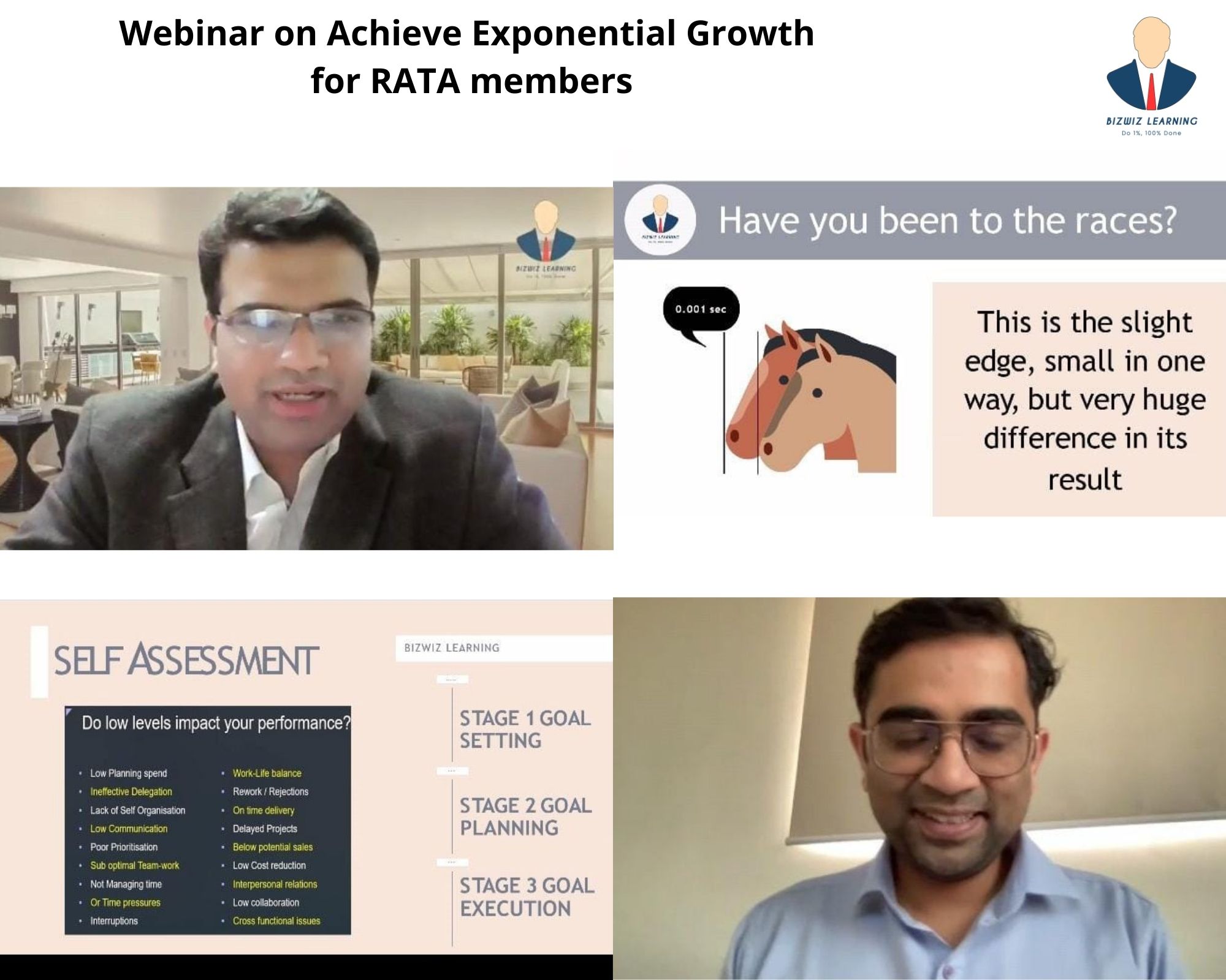 Webinar on Achieve Exponential Growth in association with RATA