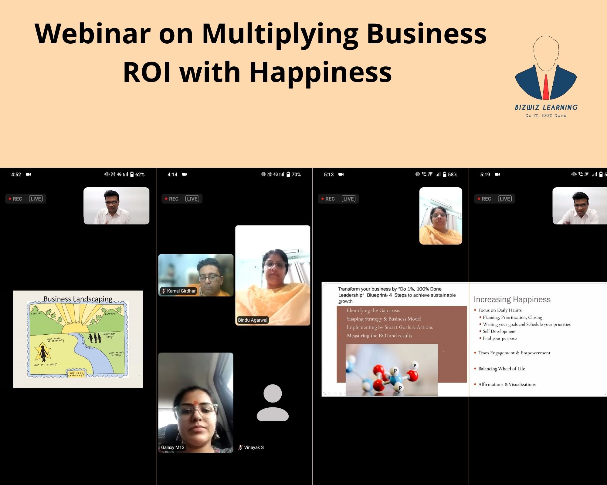 Webinar on Multiplying Business ROI with Happiness (18th June)